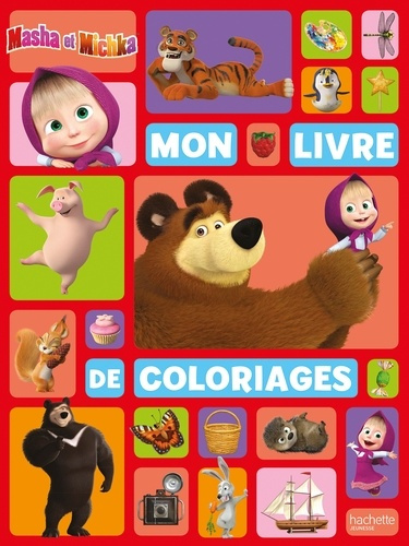 Emprunter Mon livre de coloriages Masha et Michka livre