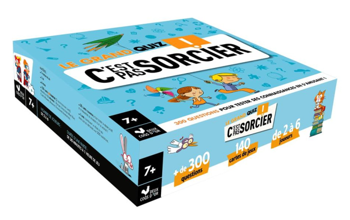Emprunter LE GRAND QUIZ C'EST PAS SORCIER - COFFRET AVEC PLATEAU ET CARTES livre