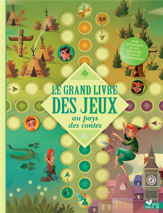 Emprunter Le grand livre des jeux au pays des contes. Livre avec plateaux et pions livre
