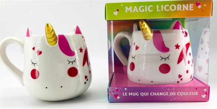 Emprunter Mug magic licorne. Avec 1 mug thermoréactif livre