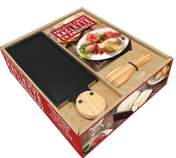 Emprunter Coffret Raclette à 2, raclette en amoureux. Le livre de recettes avec 1 appareil à raclette à la bou livre