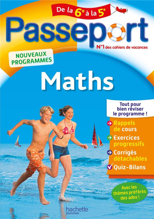 Emprunter Passeport Maths de la 6e à la 5e. Edition 2019 livre
