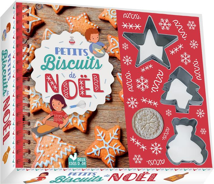 Emprunter Petits biscuits de Noël. Coffret avec avec 3 emporte-pièces, 1 livre de recettes et 1 tampon livre