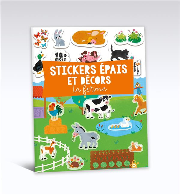 Emprunter La ferme. Stickers épais et décors livre
