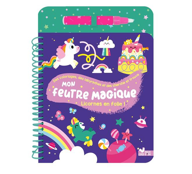 Emprunter Mon feutre magique Licornes en folie ! Avec 1 feutre magique livre