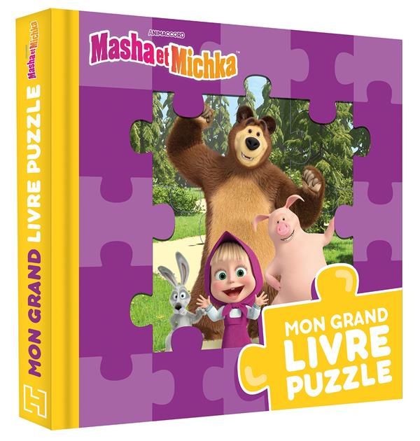 Emprunter Mon grand livre puzzle Masha et Michka livre