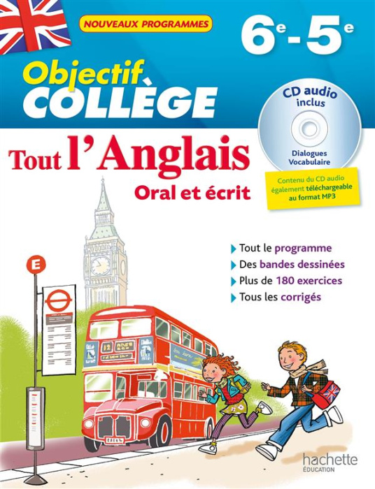 Emprunter Tout l'anglais 6e-5e. Oral et écrit, Edition 2016, avec 1 CD audio livre