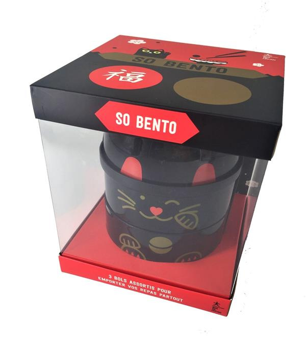Emprunter So Bento. Coffret avec 3 bols assortis pour emporter vos repas partout ! livre