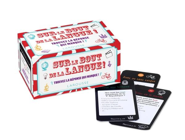 Emprunter Sur le bout de la langue ! Trouvez la réponse qui manque ! 100 cartes et un livret livre