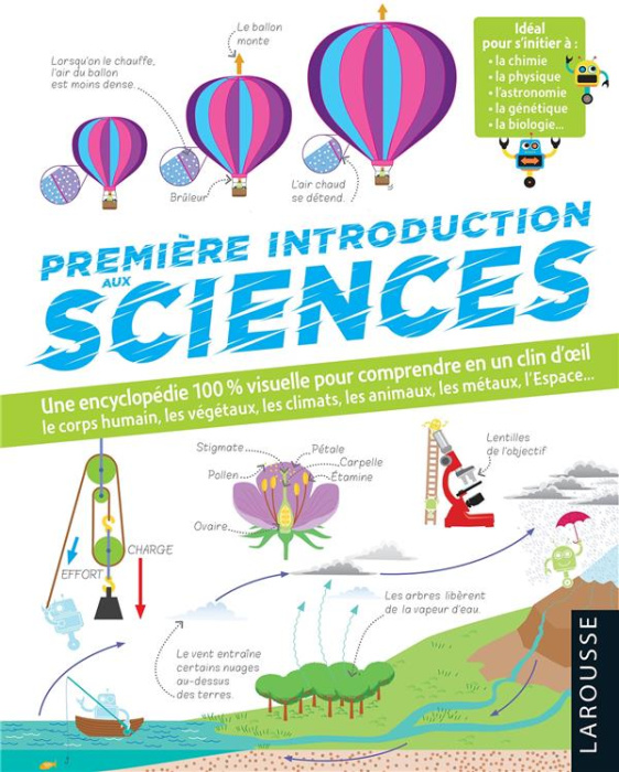 Emprunter Première introduction aux sciences. Une encyclopédie 100% visuel pour comprendre en un clin d'oeil livre