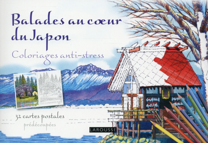 Emprunter Balades au coeur du Japon. Coloriages anti-stress livre