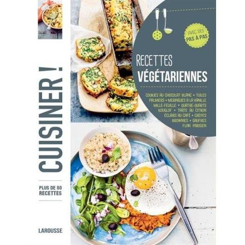 Emprunter Recettes végétariennes. Plus de 90 recettes, avec des pas à pas livre