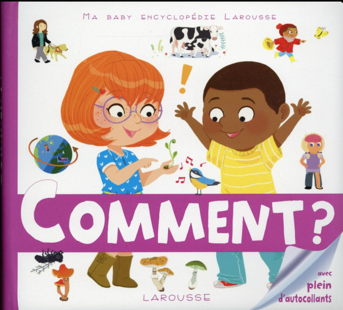 Emprunter Comment ? Avec plein d'autocollants livre