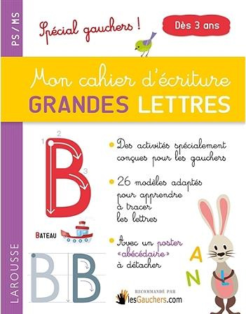 Emprunter Mon cahier d'écriture grandes lettres PS/MS. Spécial gauchers ! livre