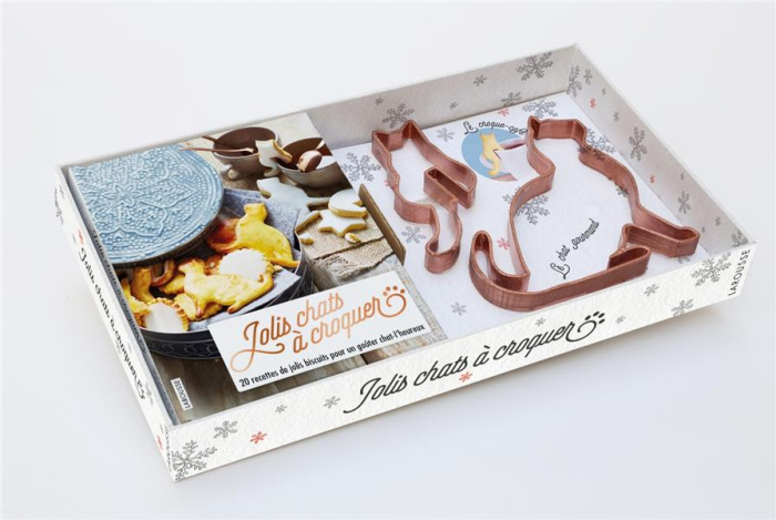 Emprunter Jolis chats à croquer. 20 recettes de jolis biscuits pour un goûter chat-l'heureux livre