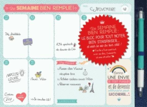 Emprunter Une semaine bien remplie ! Le bloc pour tout noter et bien s'organiser livre