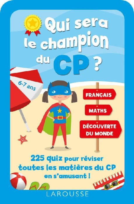 Emprunter Qui sera le champion du CP ? 225 quiz pour réviser toutes les matières du CP en s'amusant ! livre