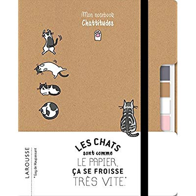 Emprunter Les chats c'est comme le papier, ça se froisse très vite - Mon notebook chattitudes livre