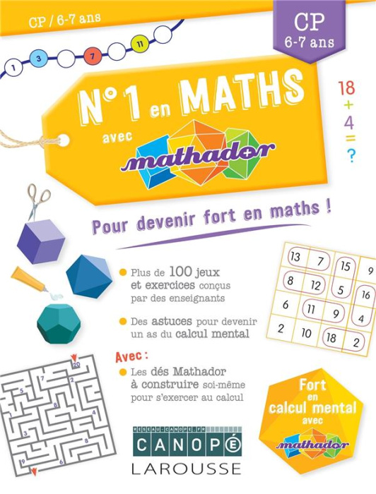 Emprunter N° 1 en maths avec Mathador CP livre