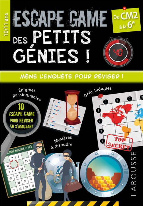 Emprunter Escape game des petits génies ! Du CM2 à la 6e livre