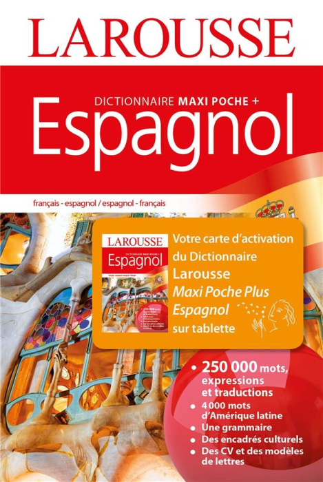 Emprunter Dictionnaire Maxi poche Espagnol. Français-espagnol ; espagnol-français. Avec 1 carte d'activation livre