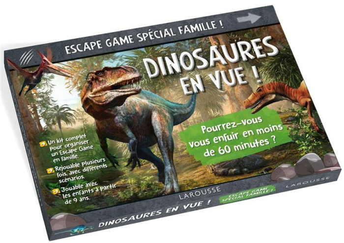 Emprunter Dinosaures en vue ! Pourrez-vous vous enfuir en moins de 60 minutes ? livre