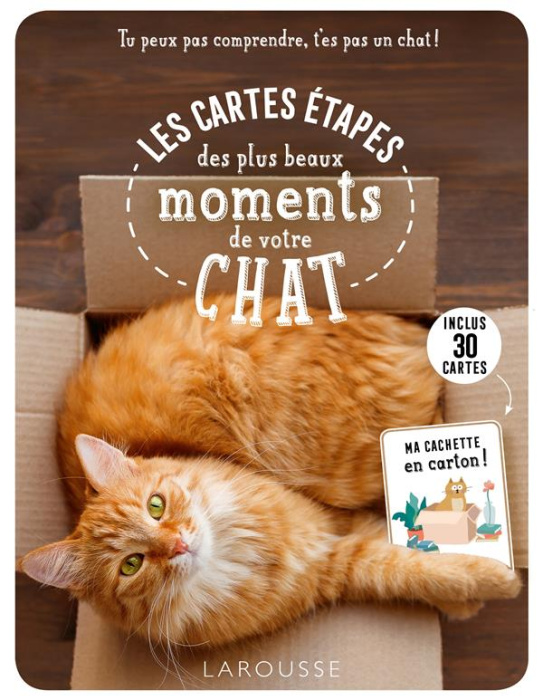 Emprunter Les cartes étapes des plus beaux moments de votre chat. Tu peux pas comprendre, t'es pas un chat ! I livre