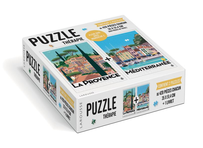 Emprunter Plein Sud avec Monsieur Z. Contient 2 puzzles de 420 pièces chacun livre