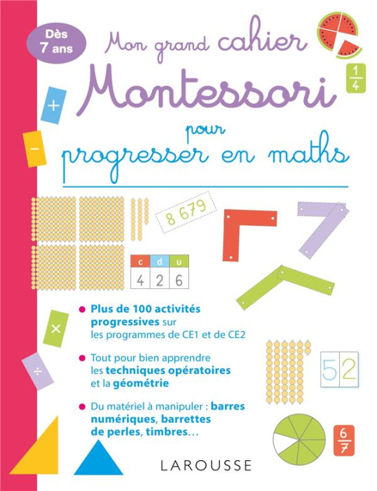 Emprunter Mon grand cahier Montessori pour progresser en math livre