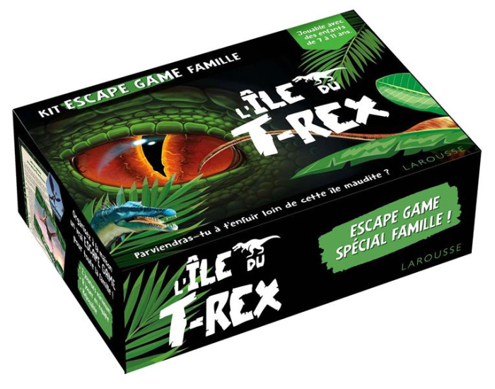 Emprunter KIT ESCAPE GAME FAMILLE L'ILE DU T-REX livre