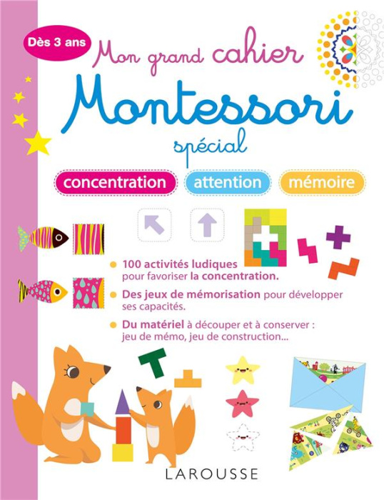 Emprunter Mon grand cahier Montessori spécial concentration - attention - mémoire livre