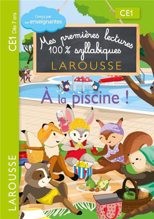 Emprunter Mes premières lectures 100% syllabiques : A la piscine ! CE1 livre