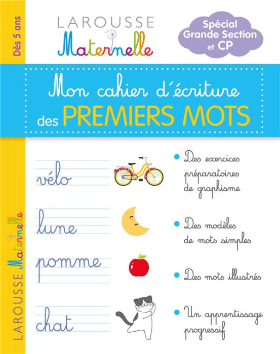 Emprunter Mon cahier d'écriture des premiers mots. Spécial grande section et CP livre