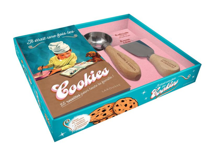 Emprunter Il était une fois les cookies. Coffret avec 1 cuillère à cookies, 1 concasseur de chocolat et 1 livr livre