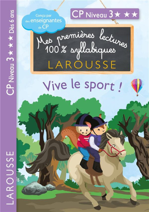 Emprunter Mes premières lectures 100% syllabiques : Vive le sport ! CP Niveau 3 livre