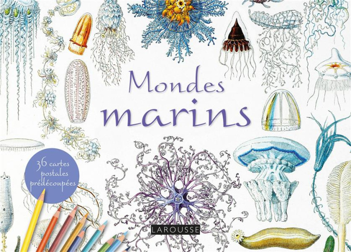 Emprunter Mondes marins. 36 cartes postales prédécoupées livre