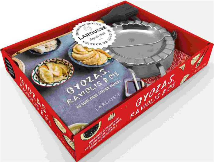 Emprunter Coffret Gyozas, raviolis & Cie. Ce soir, c'est atelier pliage ! Le livre de recettes avec 1 moule à livre