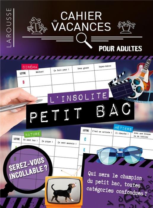 Emprunter Cahier de vacances pour adultes. L'insolite Petit Bac livre