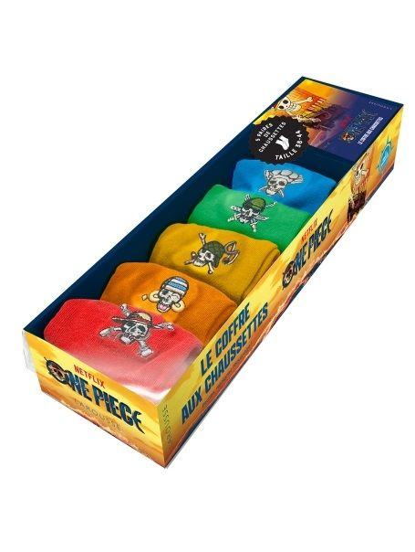 Emprunter One Piece - Le coffre aux chaussettes. Coffret avec 5 paires de chaussettes brodées taille 38-44 livre
