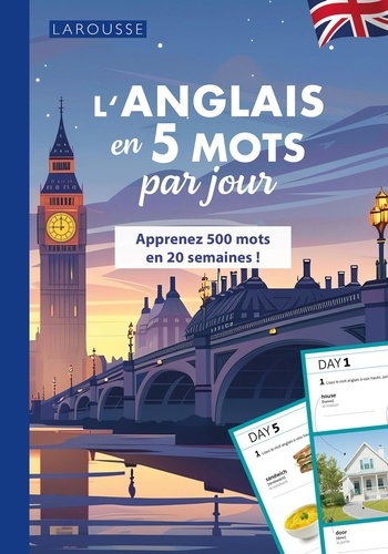 Emprunter L'anglais en 5 mots par jour livre