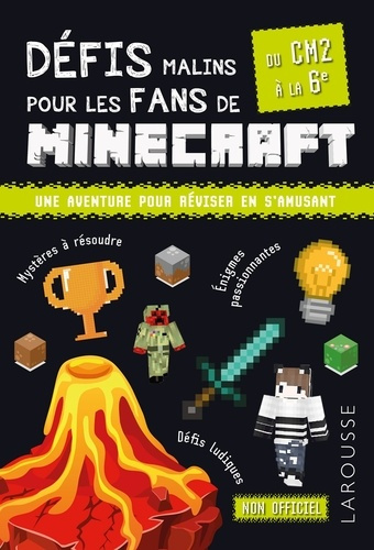 Emprunter Défis malins pour les fans de Minecraft. Du CM2 à la 6e livre
