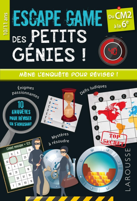 Emprunter Escape game des petits génies ! Du CM2 à la 6e livre