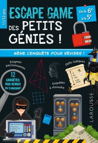Emprunter Escape game des petits génies ! De la 6e à la 5e livre