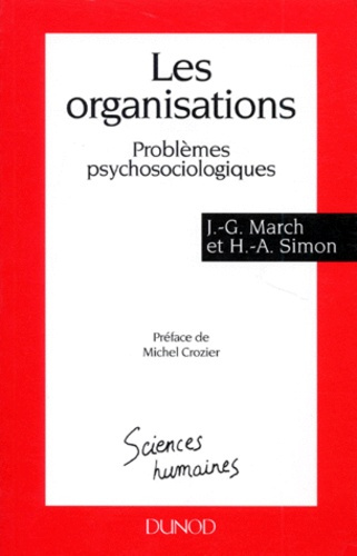 Emprunter LES ORGANISATIONS. PROBLEMES PSYCHOSOCIOLOGIQUES, 2EME EDITION 1995 livre