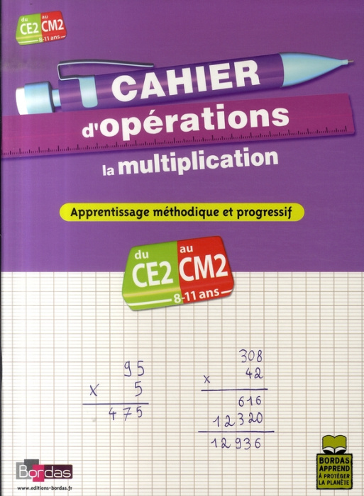 Emprunter Cahier d'opérations CE2-CM2. La multiplication livre