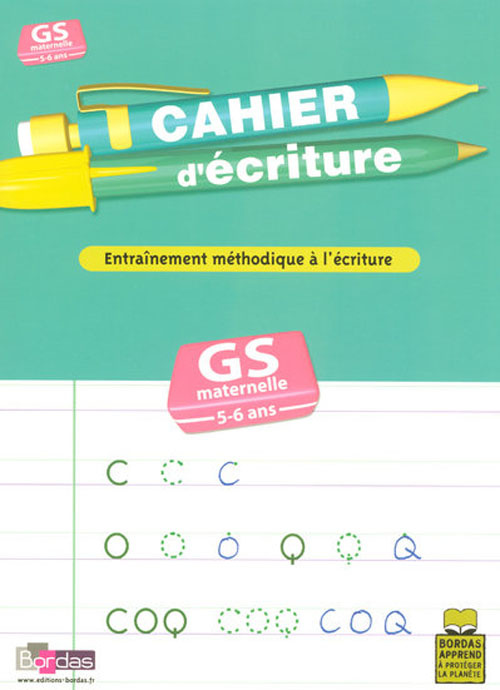 Emprunter Cahier d'écriture Grande section de maternelle livre