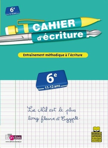 Emprunter Cahier d'ecriture 6e 11-12ans - entrainement methodique a l'ecriture livre