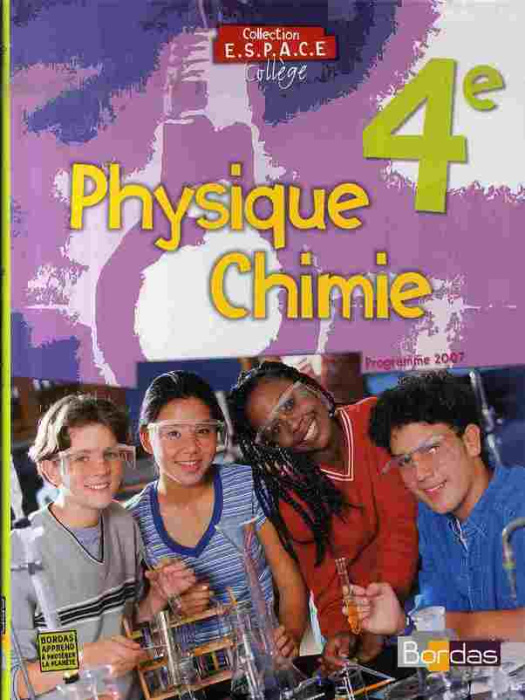 Emprunter Physique-chimie 4e. Edition 2007 livre
