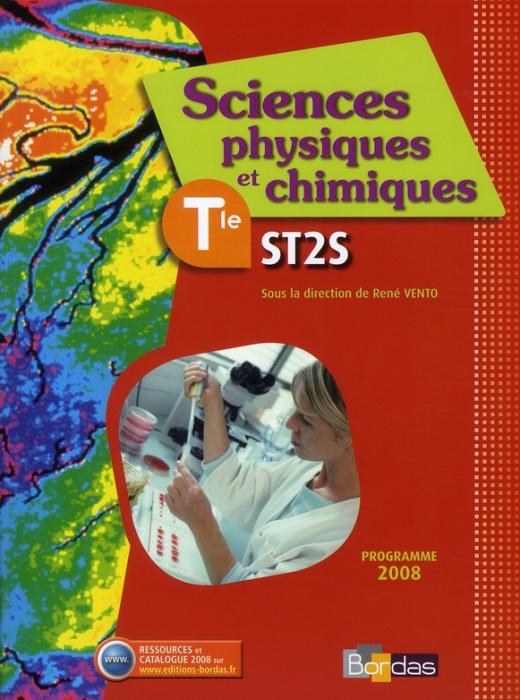 Emprunter Sciences physiques et chimiques Tle ST2S. Edition 2008 livre