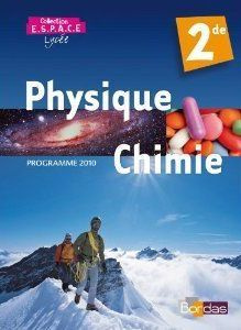 Emprunter Physique Chimie 2de Programme 2010 livre